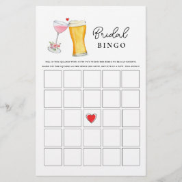 Bubbels en Brew Couple's Douche Bingo spelletjes