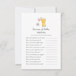 Bubbels en Brouw  Trivia-spellen voor koppelbruilo Kaart