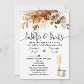 Bubbels en Brouwen Herfst Koffie Vrijgezellenfeest Kaart (Voorkant)