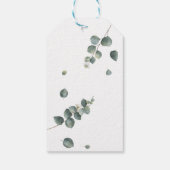 Bubbels en brouwsels Dank u Eucalyptus Wedding Gif Cadeaulabel (Achterkant)