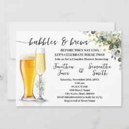 Bubbels en brouwsels Eucalyptus & Gold Couples Dou Kaart