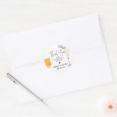 Bubbels en brouwsels Favor Stickers Trouwdouche (Envelop)