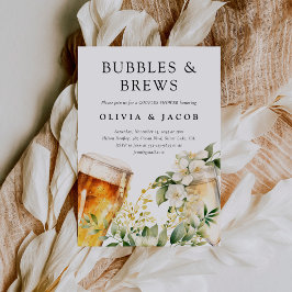 Bubbels en Brouwsels Koppels Bruiloft Kaart