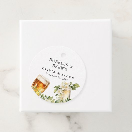 Bubbels en brouwsels Koppels Douche Bedankjes Labels (In situ)