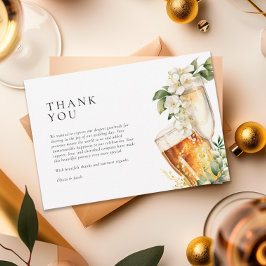 Bubbels en brouwsels Koppels Douche Bedankkaart