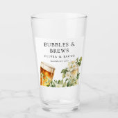 Bubbels en brouwsels Koppels Douche Glas (Voorkant)
