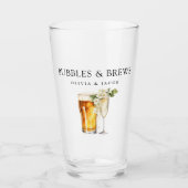 Bubbels en brouwsels Koppels Douche Glas (Voorkant)
