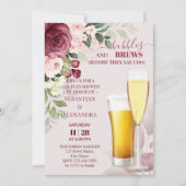 Bubbels en brouwsels Koppels Douche Uitnodiging (Voorkant)