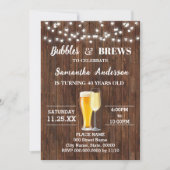 Bubbels en brouwsels Volwassenen Verjaardag Kaart (Voorkant)