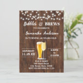 Bubbels en brouwsels Volwassenen Verjaardag Kaart (Staand voorkant)