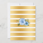 Bubbels en brouwsels voordat ik bruidsdouche blauw kaart (Achterkant)