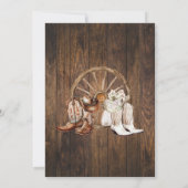 Bubbels en brouwsels voordat ik Country Wedding do Kaart (Achterkant)