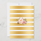 Bubbels en brouwt voordat ik bruiloft douche roze kaart (Achterkant)