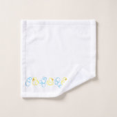 Bubbels en Eenden Handdoek Set (Wasdoekje)