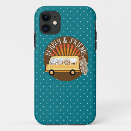 bubbels en vrienden maken een reis Case-Mate iPhone case