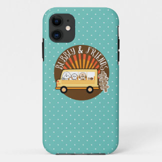 bubbels en vrienden maken een reis iPhone 11 hoesje