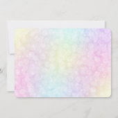 Bubbels Foto Uitnodiging (Achterkant)