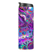  bubbels in een lichtvochtige kunst thermosbeker (Geroteerd rechts)