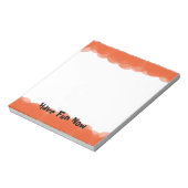 Bubbels in Sinaasappel Notitieblok (Linkerzijde)