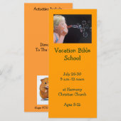 BUBBELS: KAARTEN VOOR VACATIEBASCHOOLINVITATIE (Voorkant / Achterkant)