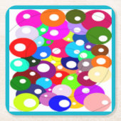 BUBBELS KARTONNEN ONDERZETTERS (Voorkant)