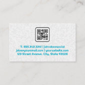 Bubbels met Logo | Reiniging | QR Visitekaartje (Achterkant)