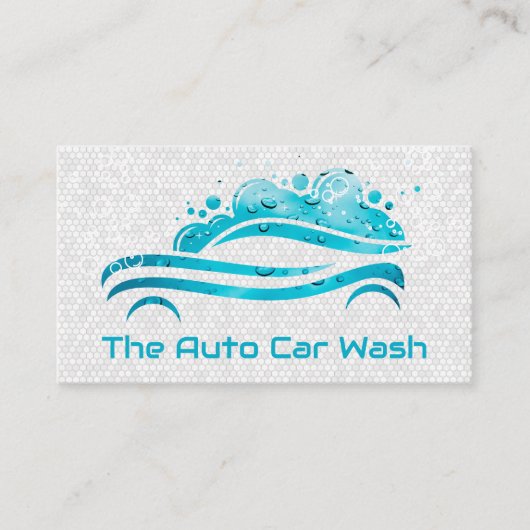 Bubbels met Logo | Reiniging | QR Visitekaartje (Voorkant)