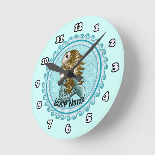 Bubbels Mystic Zeemeermin klok (Hoek)