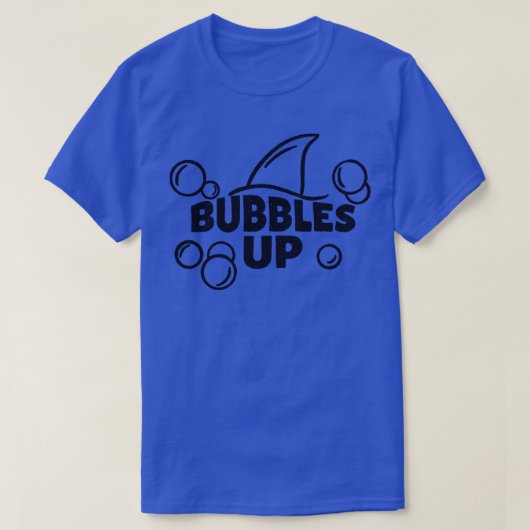 Bubbels omhoog t-shirt (Design voorkant)