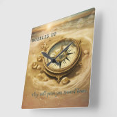 Bubbels omhoog - vierkante klok (Hoek)