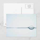 Bubbels op het wateroppervlak briefkaart (Voorkant / Achterkant)