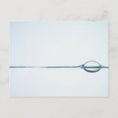 Bubbels op het wateroppervlak briefkaart (Voorkant)