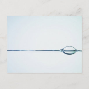 Bubbels op het wateroppervlak briefkaart