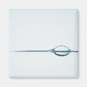 Bubbels op het wateroppervlak magneet (Voorkant)