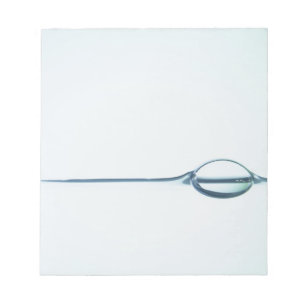 Bubbels op het wateroppervlak notitieblok