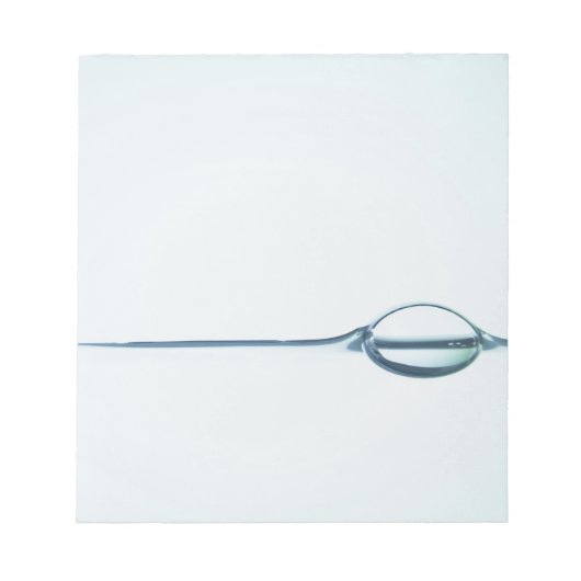 Bubbels op het wateroppervlak notitieblok (Voorkant)