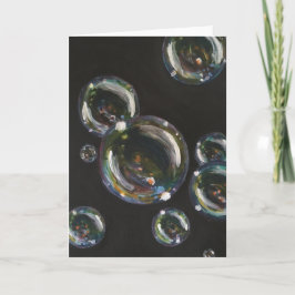 Bubbels - Origineel schilderij - Groeten Kaart