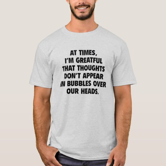Bubbels over onze hoofden t-shirt (Voorkant)