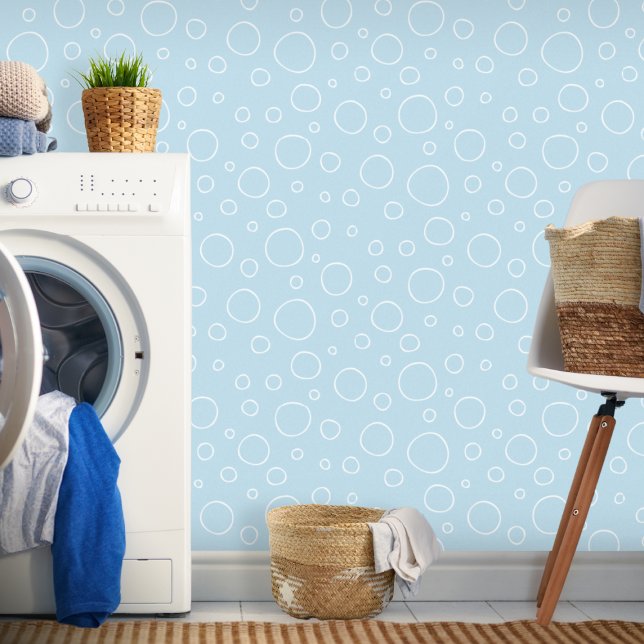 Bubbels overal waar wit behang (Creator heeft geüpload)