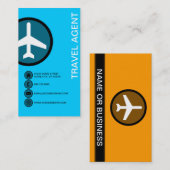 Bubbels REISAGENT Visitekaartje (Voorkant / Achterkant)