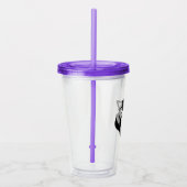 Bubbels Reizen Acryl Tumbler Acryl Drinkbeker (Rechts)