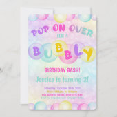 Bubbels Uitnodiging (Voorkant)