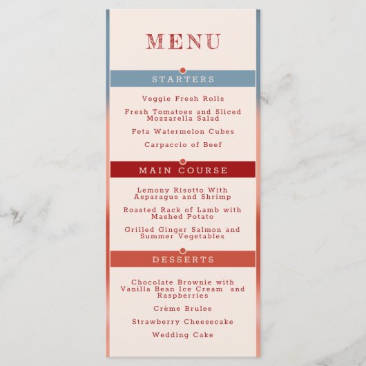 Bubbels van liefde: compacte bruiloft menu (Voorkant)