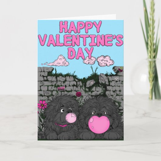 Bubbels van Liefde (leeg van binnen) Feestdagen Kaart (Voorkant)