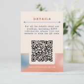 Bubbels van liefde: Sprookje Bruiloft Eenvoudig Informatiekaartje (Staand voorkant)