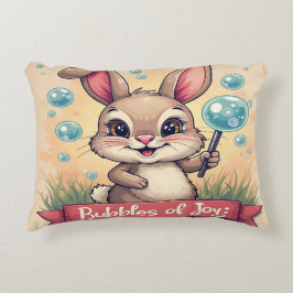 Bubbels van vreugde accent kussen