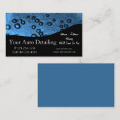 Bubbels voor auto-wasgoed visitekaartje (Voorkant / Achterkant)