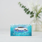 Bubbels voor auto-wasgoed | Waterlopen Visitekaartje (Staand voorkant)
