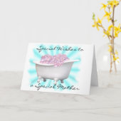 Bubbels voor Mom-customize Kaart (Gele Bloem)