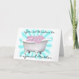 Bubbels voor Mom-customize Kaart